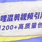 哔哩哔哩B站混剪视频引流创业粉日引300-我创创业-副业网-网络创业-资源分享-网课资源-学习教程-学知识-自媒体-抖音-视频号-小红书-网络项目,赚钱软件,副业,兼职,学生赚,挂机赚-我创创业-副业网-5ccy.cn
