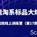 打造淘系标品大爆款引流班线上训练营5天直播授课-我创创业-副业网-网络创业-资源分享-网课资源-学习教程-学知识-自媒体-抖音-视频号-小红书-网络项目,赚钱软件,副业,兼职,学生赚,挂机赚-我创创业-副业网-5ccy.cn