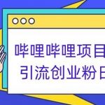 哔哩哔哩项目拆解引流创业粉日引300 小白可轻松上手【揭秘】-我创创业-副业网-网络创业-资源分享-网课资源-学习教程-学知识-自媒体-抖音-视频号-小红书-网络项目,赚钱软件,副业,兼职,学生赚,挂机赚-我创创业-副业网-5ccy.cn