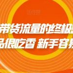 撬开抖音带货流量的终极密码 个位数单品很吃香 新手容易操作-我创创业-副业网-网络创业-资源分享-网课资源-学习教程-学知识-自媒体-抖音-视频号-小红书-网络项目,赚钱软件,副业,兼职,学生赚,挂机赚-我创创业-副业网-5ccy.cn