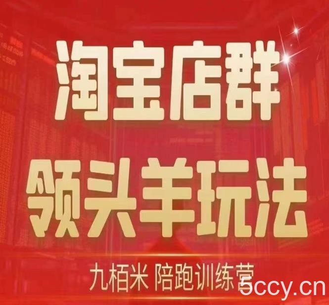 九栢米-淘宝店群领头羊玩法，教你整个淘宝店群领头羊玩法以及精细化/终极蓝海/尾销等内容-我创创业-副业网-网络创业-资源分享-网课资源-学习教程-学知识-自媒体-抖音-视频号-小红书-网络项目,赚钱软件,副业,兼职,学生赚,挂机赚-我创创业-副业网-5ccy.cn