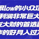 一个很low的小众项目,但利润非常巨大,闷声发大财的首选副业,操作的好月入过万-我创创业-副业网-网络创业-资源分享-网课资源-学习教程-学知识-自媒体-抖音-视频号-小红书-网络项目,赚钱软件,副业,兼职,学生赚,挂机赚-我创创业-副业网-5ccy.cn