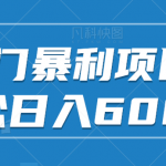 适合小白操作的冷门暴利项目,十分钟五个原创视频,轻松日入600 【视频教程】-我创创业-副业网-网络创业-资源分享-网课资源-学习教程-学知识-自媒体-抖音-视频号-小红书-网络项目,赚钱软件,副业,兼职,学生赚,挂机赚-我创创业-副业网-5ccy.cn