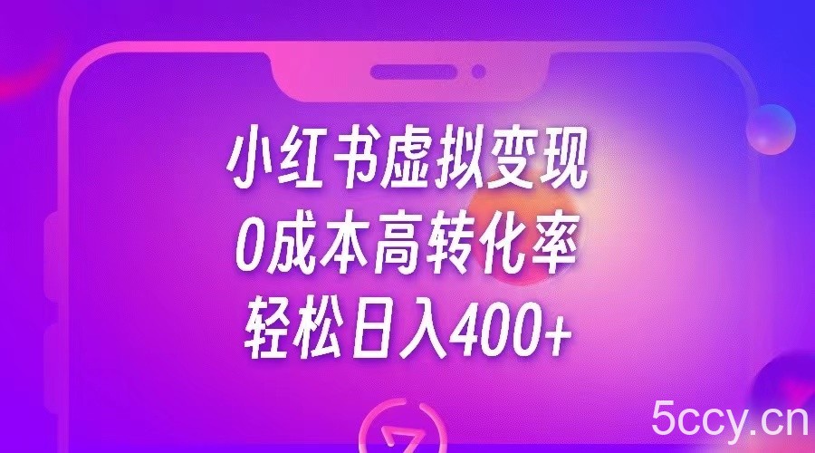 小红书公考资料虚拟变现，0成本高转化率，轻松日入400-我创创业-副业网-网络创业-资源分享-网课资源-学习教程-学知识-自媒体-抖音-视频号-小红书-网络项目,赚钱软件,副业,兼职,学生赚,挂机赚-我创创业-副业网-5ccy.cn
