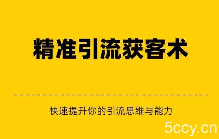 精准引流 私域营销 逆袭赚钱(三件套)快速提升你的赚钱认知与营销思维