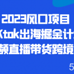2023风口项目TIKtok出海掘金计划短视频直播带货跨境电商-我创创业-副业网-网络创业-资源分享-网课资源-学习教程-学知识-自媒体-抖音-视频号-小红书-网络项目,赚钱软件,副业,兼职,学生赚,挂机赚-我创创业-副业网-5ccy.cn