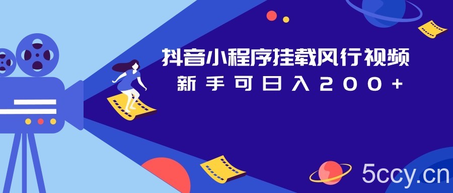 抖音小程序挂载风行视频变现项目日入200