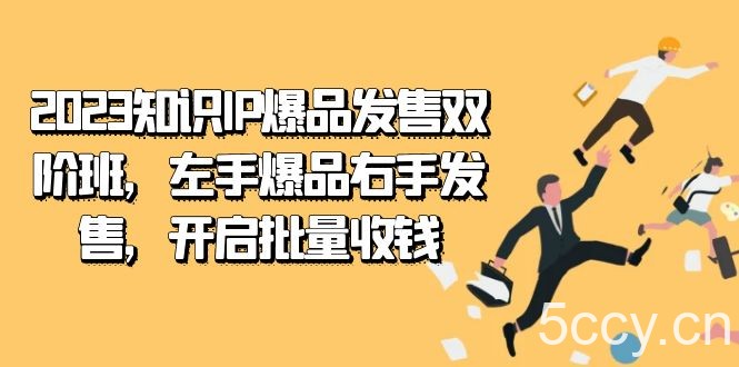 2023知识IP-爆品发售双阶班，左手爆品右手发售，开启批量收钱-我创创业-副业网-网络创业-资源分享-网课资源-学习教程-学知识-自媒体-抖音-视频号-小红书-网络项目,赚钱软件,副业,兼职,学生赚,挂机赚-我创创业-副业网-5ccy.cn