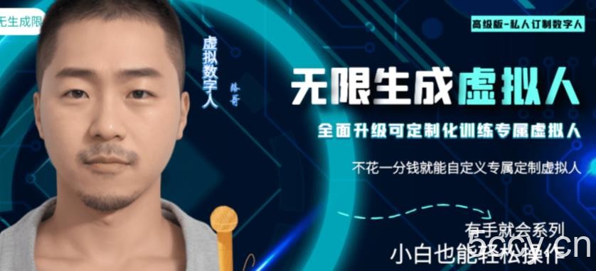 最新版无限产出定制化专属虚拟数字人-兔费无限撸,傻瓜式操作,有手就会系列