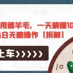 极速版无费用薅羊毛,一天躺赚10-50 ,小白无脑操作【拆解】-我创创业-副业网-网络创业-资源分享-网课资源-学习教程-学知识-自媒体-抖音-视频号-小红书-网络项目,赚钱软件,副业,兼职,学生赚,挂机赚-我创创业-副业网-5ccy.cn