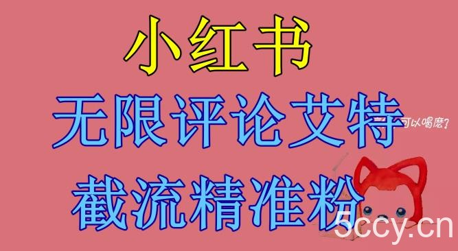 小红书无限评论艾特截流精准粉（软件 教程）-我创创业-副业网-网络创业-资源分享-网课资源-学习教程-学知识-自媒体-抖音-视频号-小红书-网络项目,赚钱软件,副业,兼职,学生赚,挂机赚-我创创业-副业网-5ccy.cn