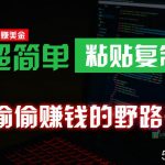 偷偷赚钱野路子,0成本海外淘金,无脑粘贴复制,稳定且超简单,适合副业兼职-我创创业-副业网-网络创业-资源分享-网课资源-学习教程-学知识-自媒体-抖音-视频号-小红书-网络项目,赚钱软件,副业,兼职,学生赚,挂机赚-我创创业-副业网-5ccy.cn