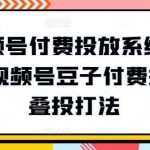 视频号付费投放系统课程,视频号豆子付费投放·叠投打法-我创创业-副业网-网络创业-资源分享-网课资源-学习教程-学知识-自媒体-抖音-视频号-小红书-网络项目,赚钱软件,副业,兼职,学生赚,挂机赚-我创创业-副业网-5ccy.cn