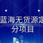 淘宝蓝海无货源定制细分项目,从0到起店实操全流程【揭秘】-我创创业-副业网-网络创业-资源分享-网课资源-学习教程-学知识-自媒体-抖音-视频号-小红书-网络项目,赚钱软件,副业,兼职,学生赚,挂机赚-我创创业-副业网-5ccy.cn