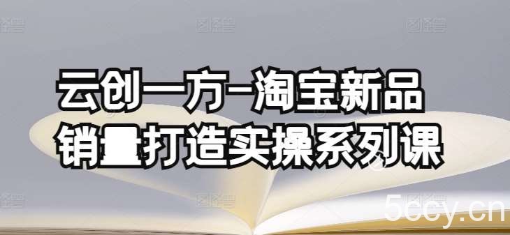 云创一方-淘宝新品销量打造实操系列课，基础销量打造(4课程)+补单渠道分析(4课程)-我创创业-副业网-网络创业-资源分享-网课资源-学习教程-学知识-自媒体-抖音-视频号-小红书-网络项目,赚钱软件,副业,兼职,学生赚,挂机赚-我创创业-副业网-5ccy.cn
