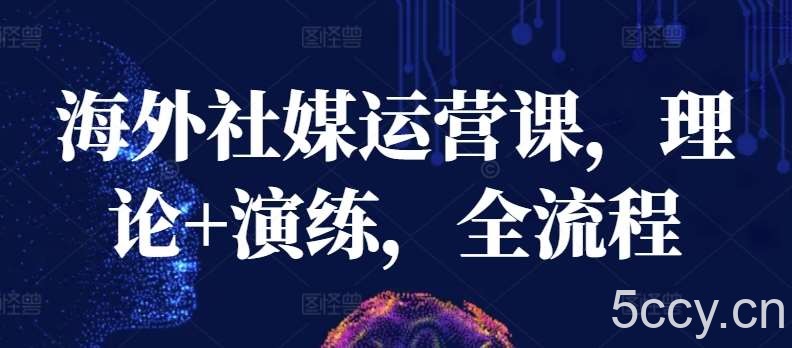 海外社媒运营课，理论+演练，全流程-我创创业-副业网-网络创业-资源分享-网课资源-学习教程-学知识-自媒体-抖音-视频号-小红书-网络项目,赚钱软件,副业,兼职,学生赚,挂机赚-我创创业-副业网-5ccy.cn