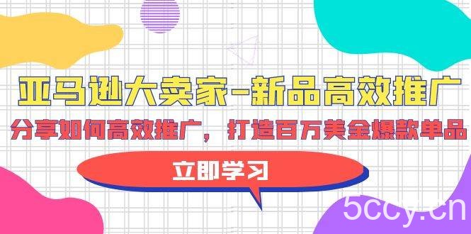 （9945期）亚马逊 大卖家-新品高效推广，分享如何高效推广，打造百万美金爆款单品-我创创业-副业网-网络创业-资源分享-网课资源-学习教程-学知识-自媒体-抖音-视频号-小红书-网络项目,赚钱软件,副业,兼职,学生赚,挂机赚-我创创业-副业网-5ccy.cn