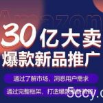亚马逊·30亿大卖爆款新品推广，可复制、全程案例实操的爆款推新SOP-我创创业-副业网-网络创业-资源分享-网课资源-学习教程-学知识-自媒体-抖音-视频号-小红书-网络项目,赚钱软件,副业,兼职,学生赚,挂机赚-我创创业-副业网-5ccy.cn