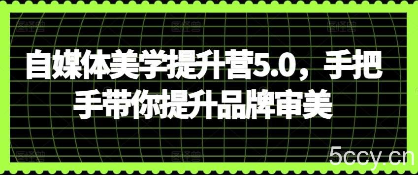自媒体美学提升营5.0,手把手带你提升品牌审美