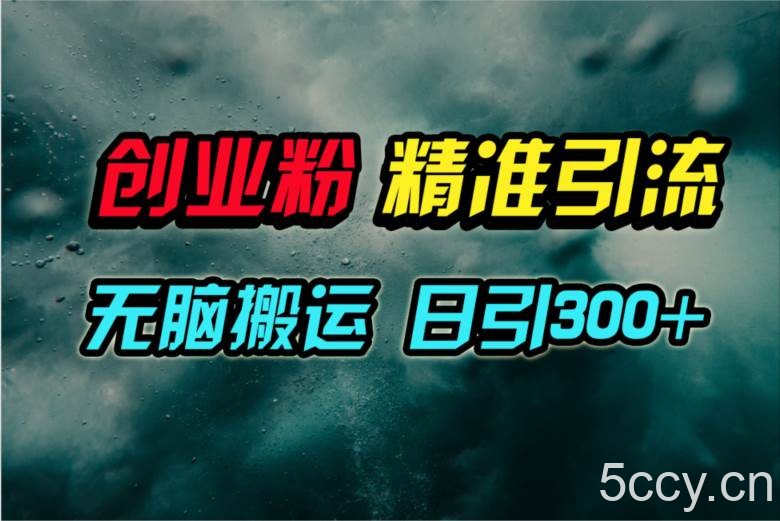 (9875期)视频号纯搬运日引300+创业粉教程!