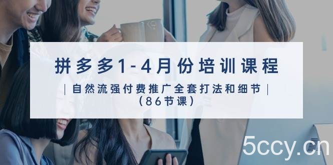 （10495期）拼多多1-4月份培训课程，自然流强付费推广全套打法和细节（86节课）-我创创业-副业网-网络创业-资源分享-网课资源-学习教程-学知识-自媒体-抖音-视频号-小红书-网络项目,赚钱软件,副业,兼职,学生赚,挂机赚-我创创业-副业网-5ccy.cn