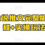 最新小说推文完整版基础课程+实操玩法-我创创业-副业网-网络创业-资源分享-网课资源-学习教程-学知识-自媒体-抖音-视频号-小红书-网络项目,赚钱软件,副业,兼职,学生赚,挂机赚-我创创业-副业网-5ccy.cn