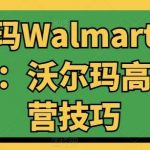 沃尔玛Walmart运营必备：沃尔玛高效运营技巧-我创创业-副业网-网络创业-资源分享-网课资源-学习教程-学知识-自媒体-抖音-视频号-小红书-网络项目,赚钱软件,副业,兼职,学生赚,挂机赚-我创创业-副业网-5ccy.cn