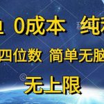 （10576期）咸鱼0成本，纯利润，日入四位数，简单无脑操作-我创创业-副业网-网络创业-资源分享-网课资源-学习教程-学知识-自媒体-抖音-视频号-小红书-网络项目,赚钱软件,副业,兼职,学生赚,挂机赚-我创创业-副业网-5ccy.cn