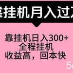 （10572期）靠挂机，月入过万，特别适合宝爸宝妈学生党，工作室特别推荐-我创创业-副业网-网络创业-资源分享-网课资源-学习教程-学知识-自媒体-抖音-视频号-小红书-网络项目,赚钱软件,副业,兼职,学生赚,挂机赚-我创创业-副业网-5ccy.cn
