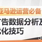 亚马逊广告数据分析及优化技巧，高效提升广告效果，降低ACOS，促进销量持续上升-我创创业-副业网-网络创业-资源分享-网课资源-学习教程-学知识-自媒体-抖音-视频号-小红书-网络项目,赚钱软件,副业,兼职,学生赚,挂机赚-我创创业-副业网-5ccy.cn