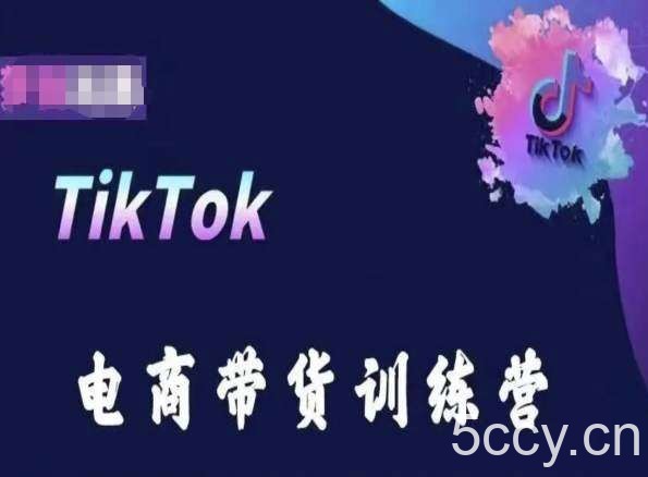 TikTok电商带货训练营,跟随时代潮流,跨境掘金