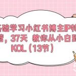 (10764期)0基础学习小红书博主IP特训营,37天 教你从小白到KOL(13节)-我创创业-副业网-网络创业-资源分享-网课资源-学习教程-学知识-自媒体-抖音-视频号-小红书-网络项目,赚钱软件,副业,兼职,学生赚,挂机赚-我创创业-副业网-5ccy.cn