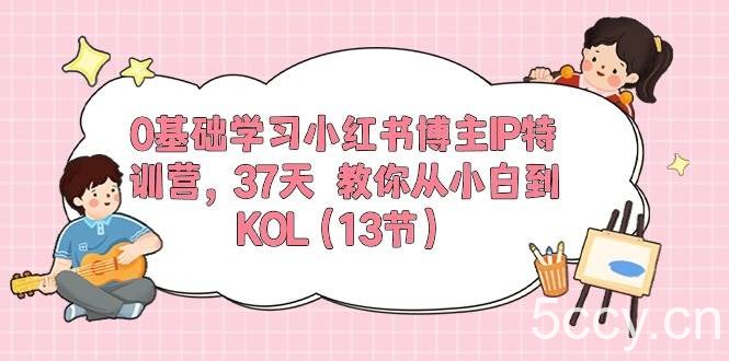 (10764期)0基础学习小红书博主IP特训营,37天 教你从小白到KOL(13节)