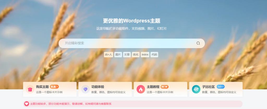 图片[9]-WordPress Zibll子比主题-最新版V7.7 开心版 (附开心方法)教程-我创创业-副业网-网络创业-资源分享-网课资源-学习教程-学知识-自媒体-抖音-视频号-小红书-网络项目,赚钱软件,副业,兼职,学生赚,挂机赚-我创创业-副业网-5ccy.cn