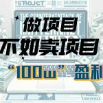 （10930期）为什么做项目不如卖项目？我的100W+盈利之路-我创创业-副业网-网络创业-资源分享-网课资源-学习教程-学知识-自媒体-抖音-视频号-小红书-网络项目,赚钱软件,副业,兼职,学生赚,挂机赚-我创创业-副业网-5ccy.cn