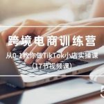 （10946期）跨境电商训练营：从0-1教你做TikTok小店实操课（17节视频课）-我创创业-副业网-网络创业-资源分享-网课资源-学习教程-学知识-自媒体-抖音-视频号-小红书-网络项目,赚钱软件,副业,兼职,学生赚,挂机赚-我创创业-副业网-5ccy.cn