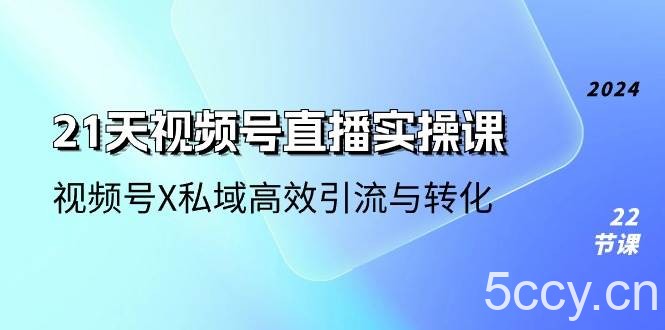 （10966期）21天-视频号直播实操课，视频号X私域高效引流与转化（22节课）-我创创业-副业网-网络创业-资源分享-网课资源-学习教程-学知识-自媒体-抖音-视频号-小红书-网络项目,赚钱软件,副业,兼职,学生赚,挂机赚-我创创业-副业网-5ccy.cn