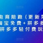 虚拟电商陪跑(更新第三期)，淘宝免费+拼多多免费+拼多多轻付费玩法-我创创业-副业网-网络创业-资源分享-网课资源-学习教程-学知识-自媒体-抖音-视频号-小红书-网络项目,赚钱软件,副业,兼职,学生赚,挂机赚-我创创业-副业网-5ccy.cn