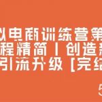 （10960期）虚拟电商训练营第三期丨流程精简丨创造新品丨引流升级 [完结]-我创创业-副业网-网络创业-资源分享-网课资源-学习教程-学知识-自媒体-抖音-视频号-小红书-网络项目,赚钱软件,副业,兼职,学生赚,挂机赚-我创创业-副业网-5ccy.cn