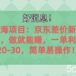 （10989期）越早知道越能赚到钱的蓝海项目：京东大平台操作，一单利润20-30，简单…-我创创业-副业网-网络创业-资源分享-网课资源-学习教程-学知识-自媒体-抖音-视频号-小红书-网络项目,赚钱软件,副业,兼职,学生赚,挂机赚-我创创业-副业网-5ccy.cn