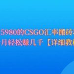 (9776期)CSGO装备搬砖,月综合收益率高达60%,你也可以!-我创创业-副业网-网络创业-资源分享-网课资源-学习教程-学知识-自媒体-抖音-视频号-小红书-网络项目,赚钱软件,副业,兼职,学生赚,挂机赚-我创创业-副业网-5ccy.cn