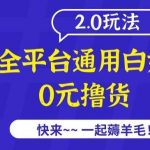 外面收费2980的全平台通用白嫖撸货项目2.0玩法【仅揭秘】-我创创业-副业网-网络创业-资源分享-网课资源-学习教程-学知识-自媒体-抖音-视频号-小红书-网络项目,赚钱软件,副业,兼职,学生赚,挂机赚-我创创业-副业网-5ccy.cn