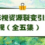（9252期）利用最新的影视资源裂变引流变现自动引流自动成交（全五集）-我创创业-副业网-网络创业-资源分享-网课资源-学习教程-学知识-自媒体-抖音-视频号-小红书-网络项目,赚钱软件,副业,兼职,学生赚,挂机赚-我创创业-副业网-5ccy.cn