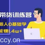 AI图文带货训练营:抖音电商新人0基础学,几张图文能赚1.4w-我创创业-副业网-网络创业-资源分享-网课资源-学习教程-学知识-自媒体-抖音-视频号-小红书-网络项目,赚钱软件,副业,兼职,学生赚,挂机赚-我创创业-副业网-5ccy.cn