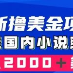 （8215期）最新撸美金项目：搬运国内小说爽文，只需复制粘贴，月入2000＋美金-我创创业-副业网-网络创业-资源分享-网课资源-学习教程-学知识-自媒体-抖音-视频号-小红书-网络项目,赚钱软件,副业,兼职,学生赚,挂机赚-我创创业-副业网-5ccy.cn