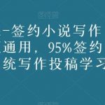 网文通关课-签约小说写作投稿男女频通用，95%签约过稿率，系统写作投稿学习-我创创业-副业网-网络创业-资源分享-网课资源-学习教程-学知识-自媒体-抖音-视频号-小红书-网络项目,赚钱软件,副业,兼职,学生赚,挂机赚-我创创业-副业网-5ccy.cn