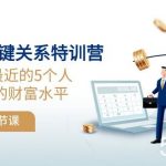(8105期)三十条关键关系特训营:你关系 最近的5个人决定你的财富水平(30节课)-我创创业-副业网-网络创业-资源分享-网课资源-学习教程-学知识-自媒体-抖音-视频号-小红书-网络项目,赚钱软件,副业,兼职,学生赚,挂机赚-我创创业-副业网-5ccy.cn