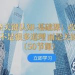 (8106期)五十条关键认知-基础课:改变人生靠的不是很多道理 而是关键 认知(50节…-我创创业-副业网-网络创业-资源分享-网课资源-学习教程-学知识-自媒体-抖音-视频号-小红书-网络项目,赚钱软件,副业,兼职,学生赚,挂机赚-我创创业-副业网-5ccy.cn