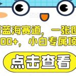 AI最新蓝海赛道,一张图片日入300 ,小白专属项目【揭秘】-我创创业-副业网-网络创业-资源分享-网课资源-学习教程-学知识-自媒体-抖音-视频号-小红书-网络项目,赚钱软件,副业,兼职,学生赚,挂机赚-我创创业-副业网-5ccy.cn