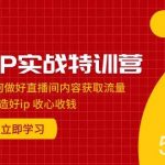 （7903期）知识IP实战特训营：知识博主如何做好直播间内容获取流量 打造好ip 收心收钱-我创创业-副业网-网络创业-资源分享-网课资源-学习教程-学知识-自媒体-抖音-视频号-小红书-网络项目,赚钱软件,副业,兼职,学生赚,挂机赚-我创创业-副业网-5ccy.cn